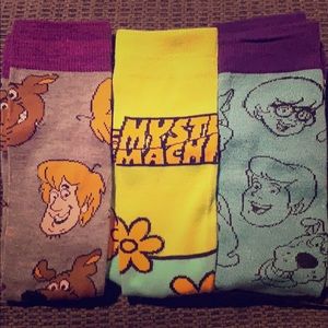 NWOT Scooby Doo Crew Socks - Set of 3 pair!